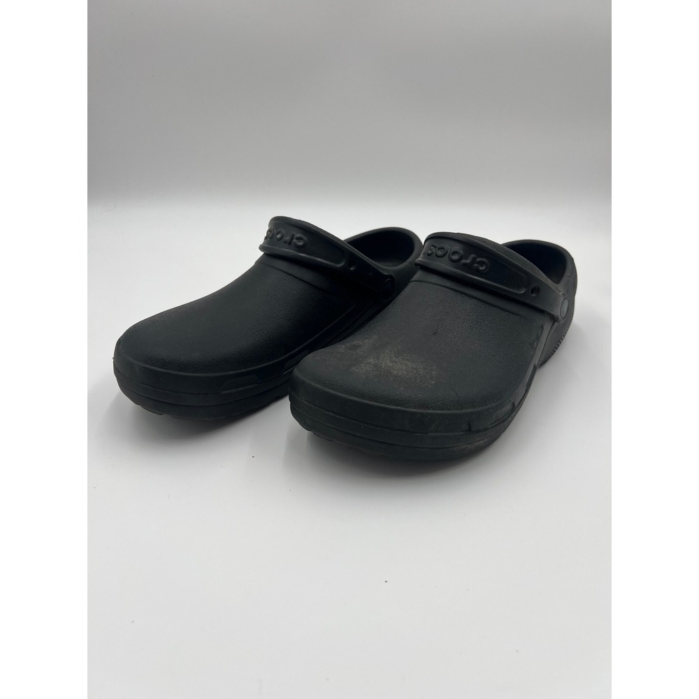 Crocs Bistro Clog Mens 14 Black Work Shoes Slip Resistant 10075